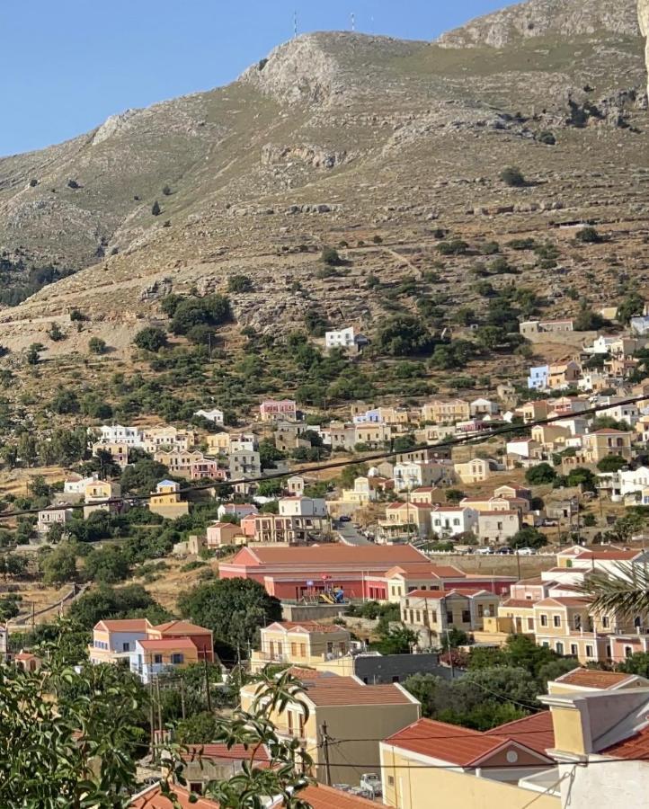 Little Blue In Chorio, Symi Villa Eksteriør bilde